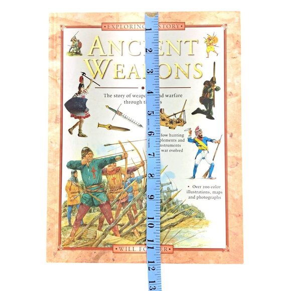 Vintage Exploring History Ancient Weapons Hardcover Book By Will Fowler Hardback - Picture 11 of 13